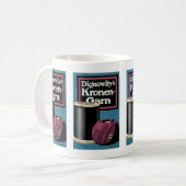 Vintage Kronengard Yarn Ad Koffiemok (Voorkant links)