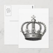 Vintage Kroon Briefkaart (Voorkant / Achterkant)