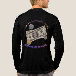 Vintage Kroon Schedel Grafische Streetwear Motivat Tri-Blend Shirt