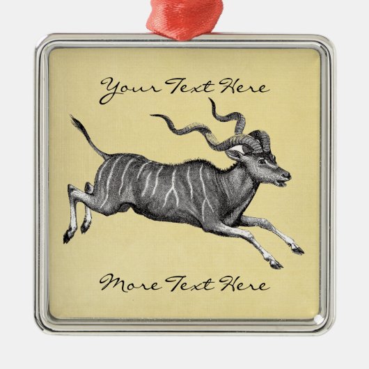 Vintage Kudu Ornament (Voorkant)