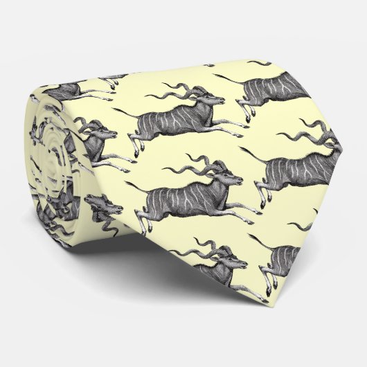 Vintage Kudu Stropdas (Opgerold)