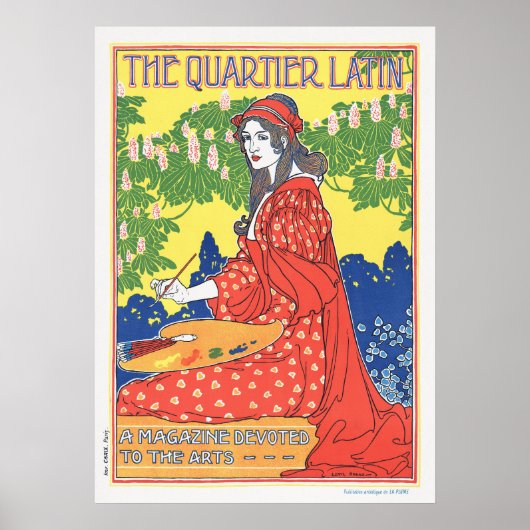 Vintage kunsttijdschrift Hoesje Poster (Voorkant)