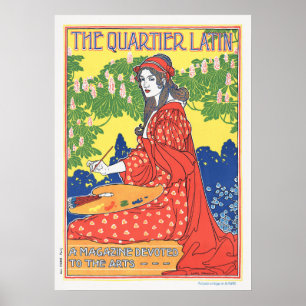 Vintage kunsttijdschrift Hoesje Poster