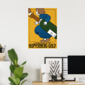 Vintage Kupferberg Champagne Poster (Thuiskantoor)