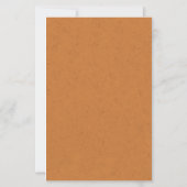 Vintage Kust Retro Zonsondergang Deco Trouwmenu (Achterkant)