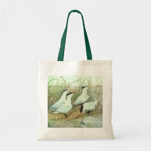 Vintage kustvogels in een moeras van Louis Fuertes Tote Bag