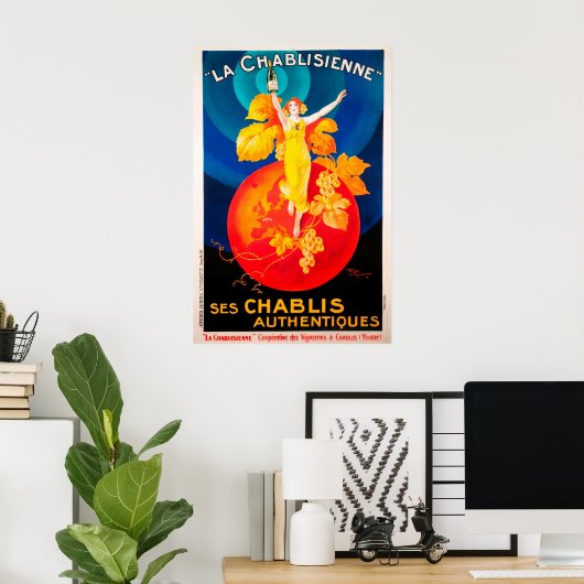 Vintage La Chabilsienne Poster (Thuiskantoor)