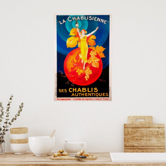 Vintage La Chabilsienne Poster (Keuken)