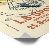 Vintage La Chaine Simpson Poster (Hoek)