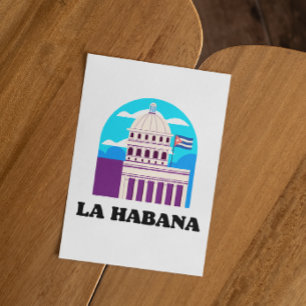 Vintage La Habana Cuba Briefkaart