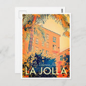 Vintage La Valencia Hotel Travel Briefkaart (Voorkant / Achterkant)