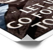 Vintage laat ons samen Poster gaan (Hoek)