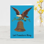 Vintage laat vrijheid Ring Kaart (Gele Bloem)