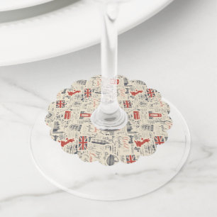 Vintage Labels van de Londense wijn