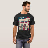 Vintage Labor Day Celebration gift T-shirt (Voorkant volledig)