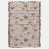 Vintage Lace Heart Strings Deken (Voorkant Verticaal)