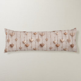 Vintage Lace Heart Strings Lichaamskussen