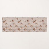 Vintage Lace Heart Strings Yogamat (Achterkant (horizontaal))