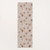 Vintage Lace Heart Strings Yogamat (Achterkant)