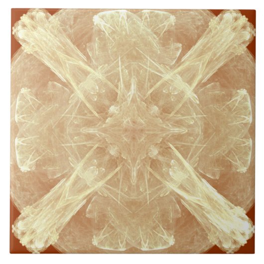 Vintage lace texture Pattern keramische teile Tegeltje (Voorkant)