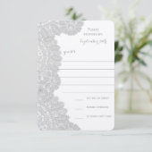 Vintage Lace Wedding RSVP (Staand voorkant)