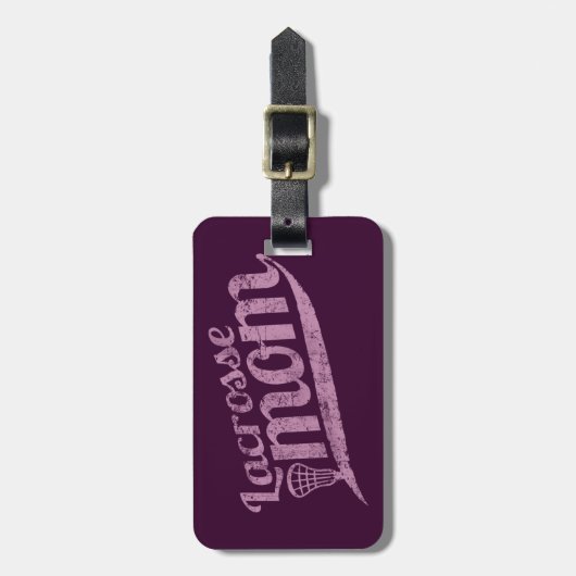 Vintage Lacrosse mama Bagagelabel (Voorkant verticaal)