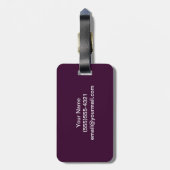 Vintage Lacrosse mama Bagagelabel (Achterkant verticaal)