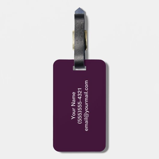 Vintage Lacrosse mama Bagagelabel (Achterkant verticaal)