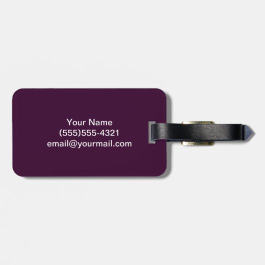 Vintage Lacrosse mama Bagagelabel (Achterkant horizontaal)