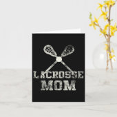 Vintage Lacrosse mama Kaart (Gele Bloem)