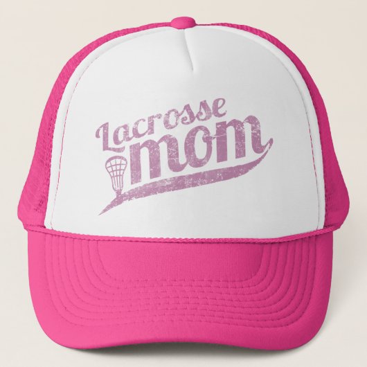 Vintage Lacrosse mama Trucker Pet (Voorkant)