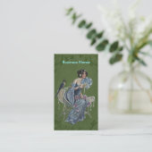 Vintage Lady Bird Visitekaartjes (Staand voorkant)