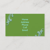 Vintage Lady Bird Visitekaartjes (Achterkant)