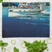 Vintage Lago di Como Theedoek (Gevouwen)