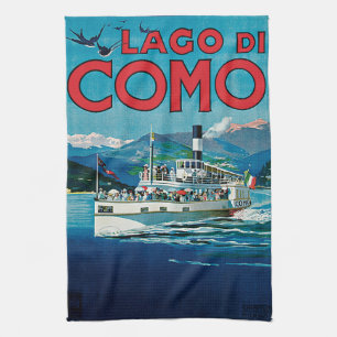 Vintage Lago di Como Theedoek