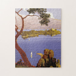 Vintage Lake Garda, Italië Legpuzzel