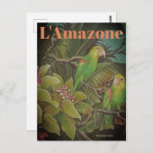 Vintage L'Amazone Travel Briefkaart (Voorkant / Achterkant)