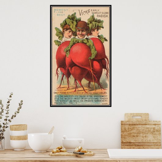 Vintage : landbouw adverteren - poster (Keuken)