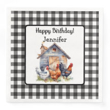 Vintage Landelijke Boerderij Stijl Verjaardag