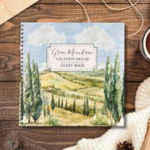 Vintage landelijke natuur vakantiehuis gastenboek