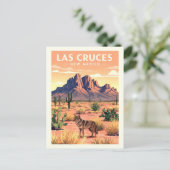 Vintage Las Cruces New Mexico Briefkaart (Staand voorkant)