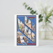 Vintage Las Vegas Briefkaart (Staand voorkant)