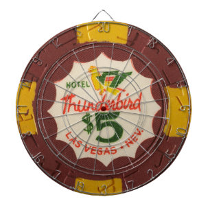 Vintage Las Vegas Casino Poker Chip Game Dartbord