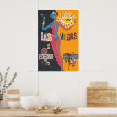 Vintage Las Vegas gokken reisposter kunst Poster (Keuken)