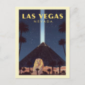 Vintage Las Vegas Nevada Briefkaart (Voorkant)