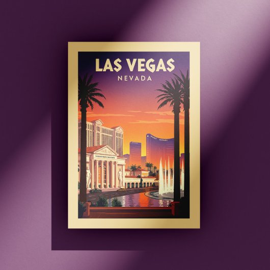 Vintage Las Vegas Nevada Briefkaart