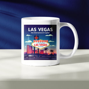 Vintage Las Vegas Nevada Koffiemok