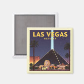 Vintage Las Vegas Nevada Magneet (Voorkant / Achterkant)