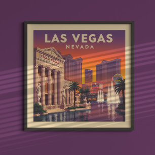 Vintage Las Vegas Nevada Poster