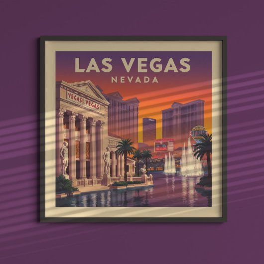 Vintage Las Vegas Nevada Poster